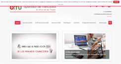 Desktop Screenshot of operadordemercados.com
